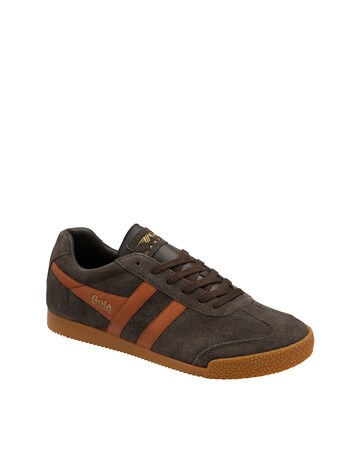 Gola Men's Harrier Trainer - Dark Brown