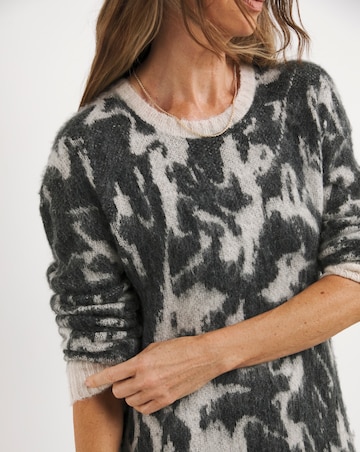 Religion Brushed Yarn Reverse Dress