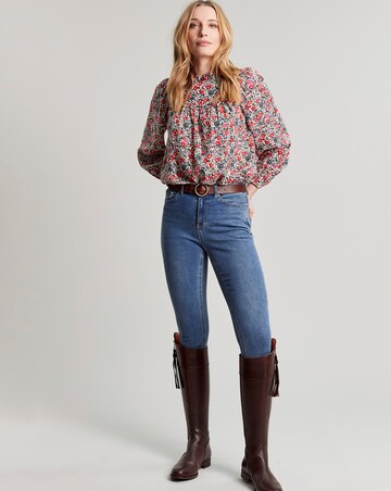 Joules Pop Over Voile Blouse
