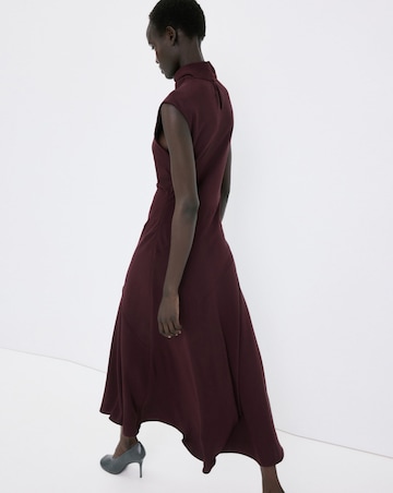 Mango A-Line Turtleneck Sleeveless Dress