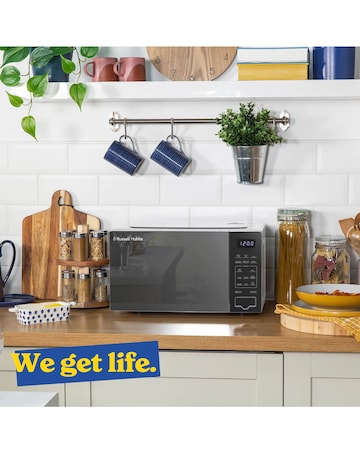 Russell Hobbs RHMT2005S 20L Silver Touch Control Digital Microwave