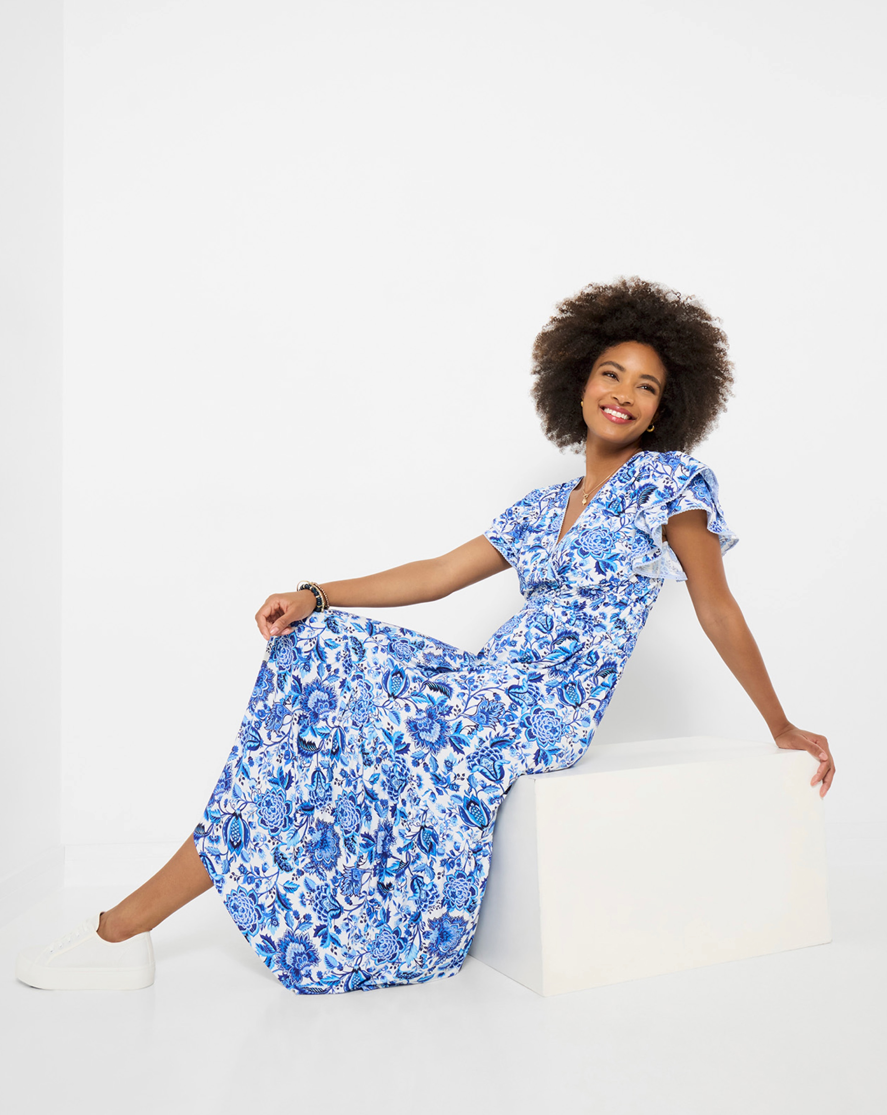 Joe Browns Santorini Floral Jersey Maxi Dress | JD Williams