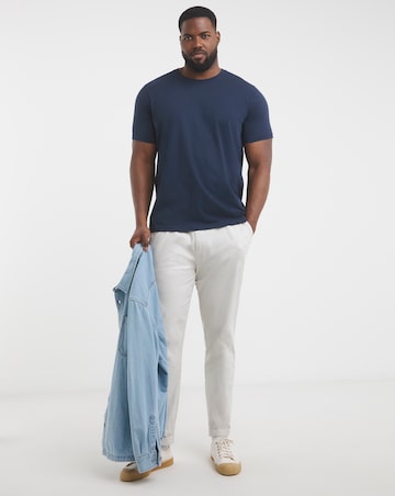 5 Pack Multi Crew Neck T-shirts Long Length