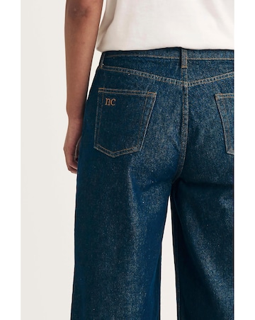 Nobody's Child Rinse Cropped Wide Leg Jean