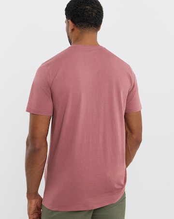 Pure Cotton V Neck T-Shirt Long