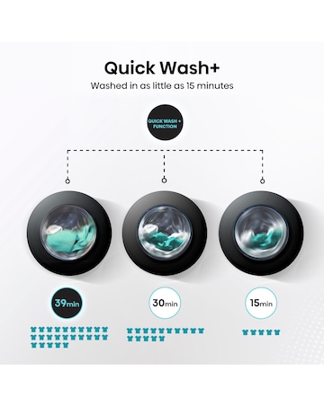 Hisense 7 Series WF7S1247BB AI Wifi-enabled 12kg 1400 spin Washing Machine Black