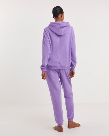 Washed Hoodie and Jogger Lounge Set