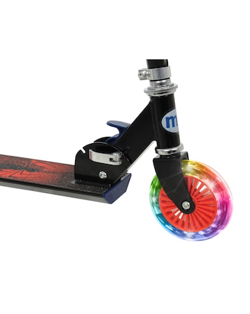MoVe Spiderman Folding Inline Scooter with Light Up wheels