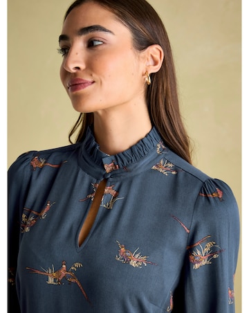 Joules Petunia Pheasant Mini Dress