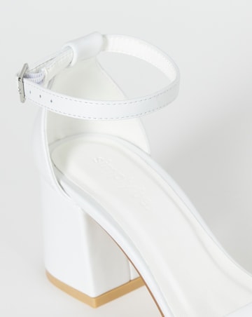 Coco Barely There Block Heel Sandals - Extra Wide Fit (EEE)