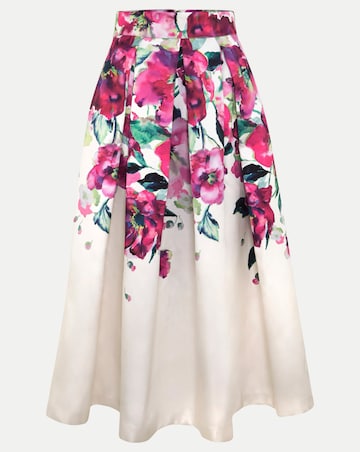 Phase Eight Celeste Border Floral Print Skirt