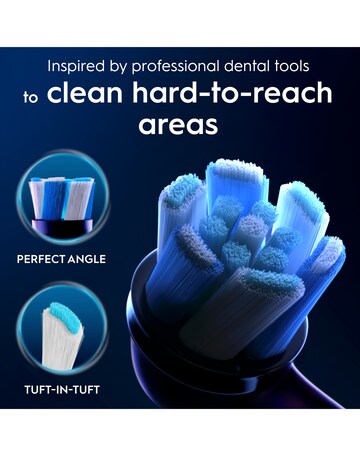 Oral-B iO Ultimate Clean Black Refill heads 4 Pack