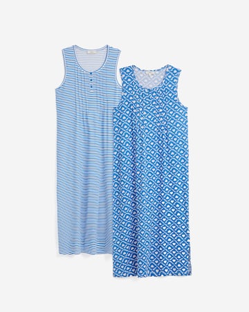 Value 2 Pack Cotton Sleeveless Nighties