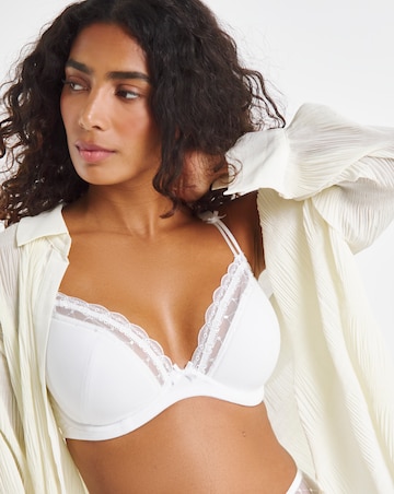 Pretty Secrets (2 Pack) Rachel Everyday Padded Plunge Wired Bras (B-F) Blk/Wht