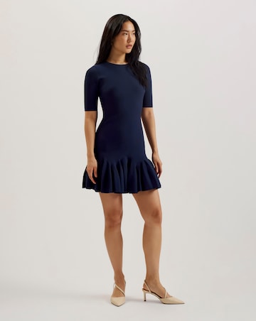 Ted Baker Alzann Fit and Flare Knitted Mini Dress