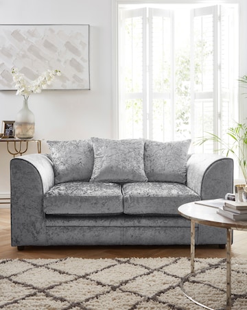 Chicago Crushed Velvet 2 Seater Sofa
