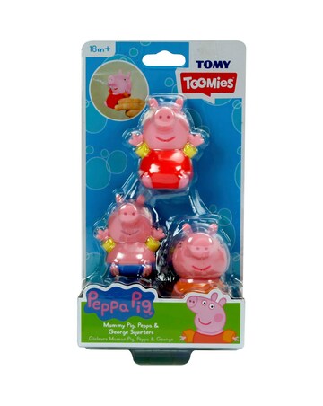 Tomy Toomies Mummy Pig, Peppa & George Bath Squirters