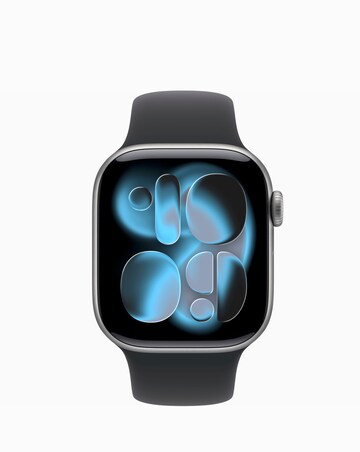 Apple Watch Series 11 GPS + Cellular 46mm - Space Grey/Black Sport Band - S/M