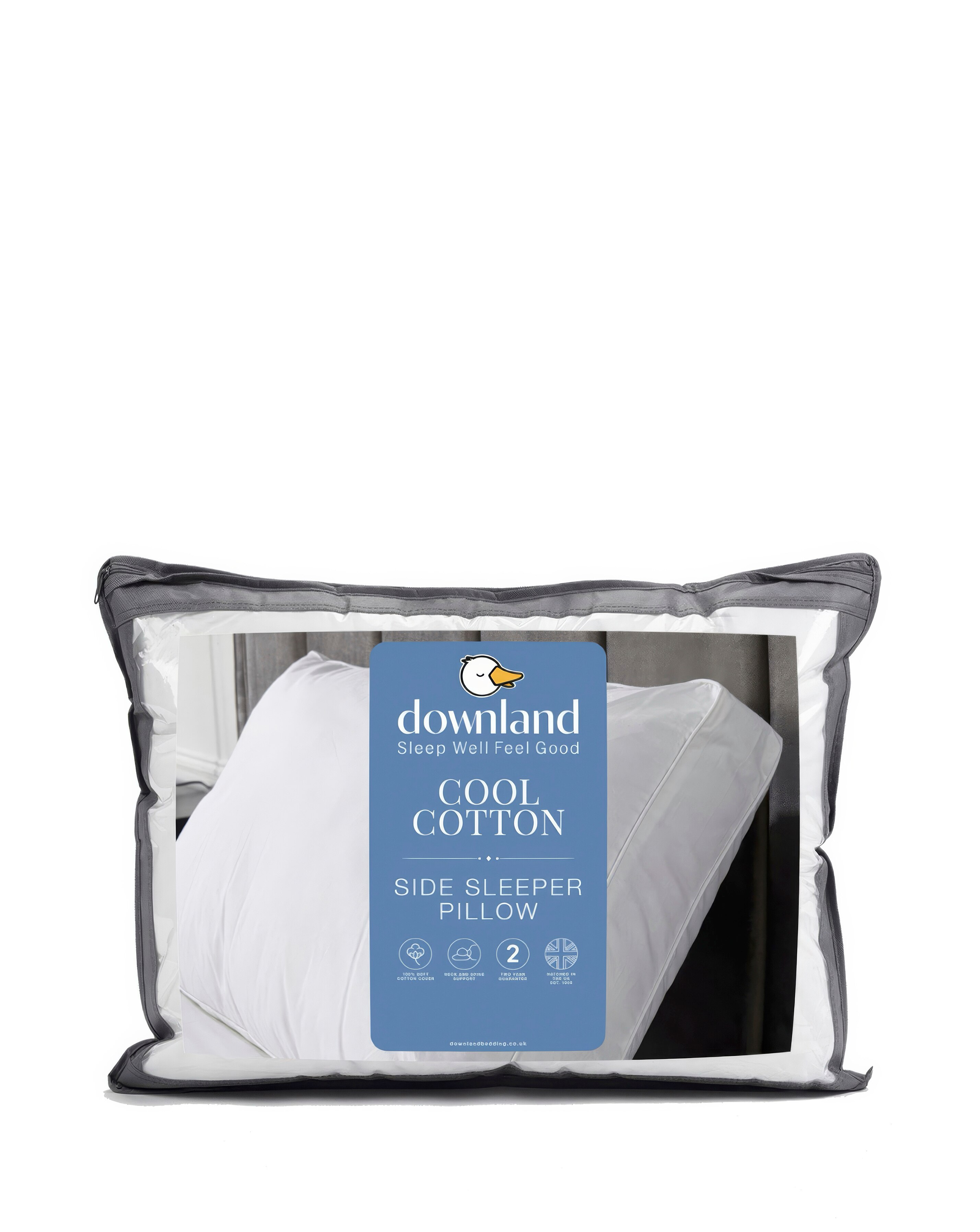 Downland Cool Cotton Side Sleeper Pillow