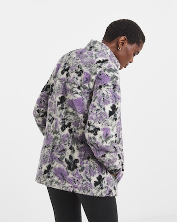 Snowdonia Oversized 1/4 Zip Printed Fleece