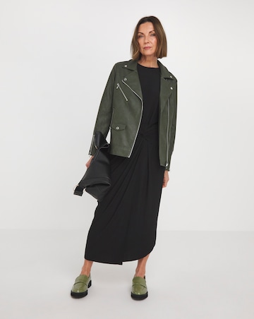 MAGISCULPT Panel Jersey Wrap Dress