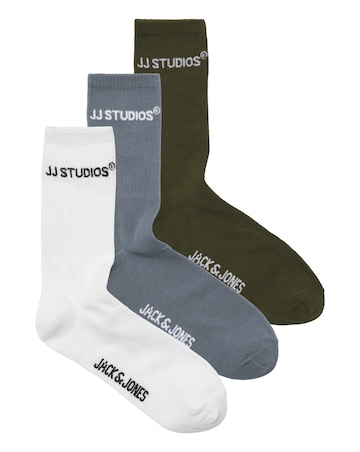 Jack & Jones Soho Tennis Socks 3 Pack - Multi