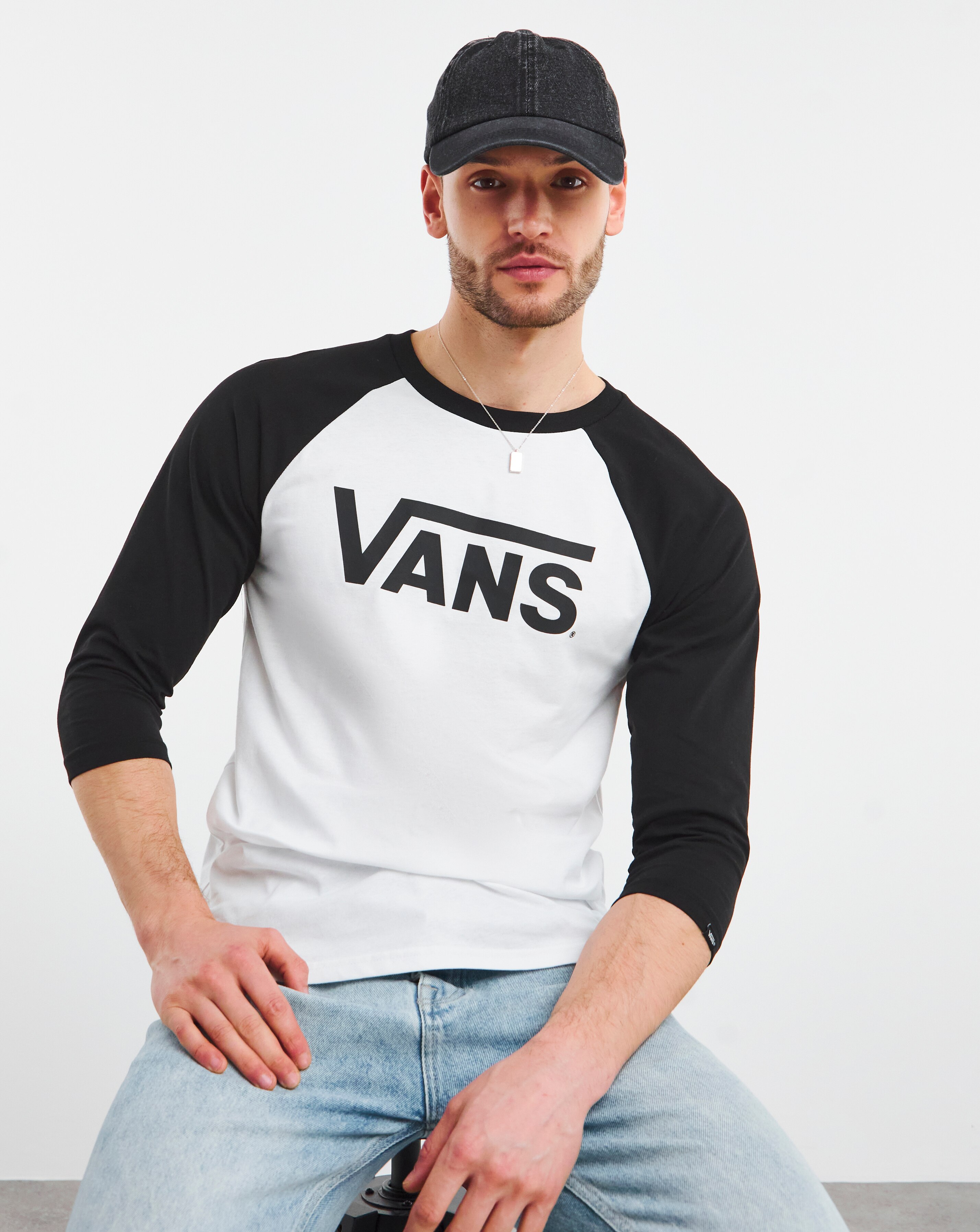 VANS Classic Raglan T-Shirt | JD Williams