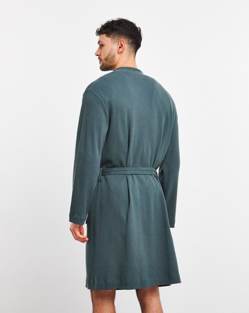 Waffle Shawl Collar Dressing Gown