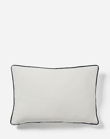 Embroidered Rabbit Boudoir Cushion