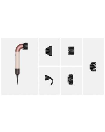 Dyson Supersonic Straight+Wavy Hair Dryer, Ceramic Pink