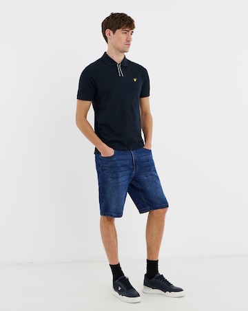 Lyle & Scott Placket Tipped Polo Shirt - Dark Navy
