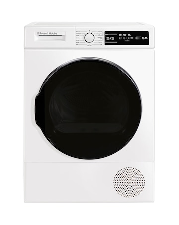 Russell Hobbs RH9HPTD111W 9kg Heat Pump Tumble Dryer White + Install