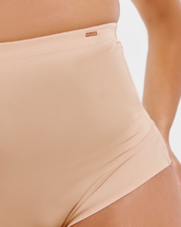 Figleaves Smoothing Shaping Waist Nipper - Latte