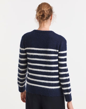 Breton Stripe Henley Jumper