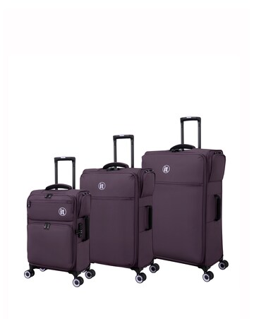 IT Luggage Simultaneous Connectable 3pc Suitcase Set