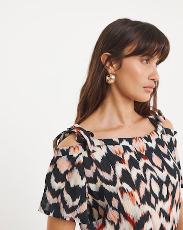 Textured Crinkle Tie Strap Jumpsuit