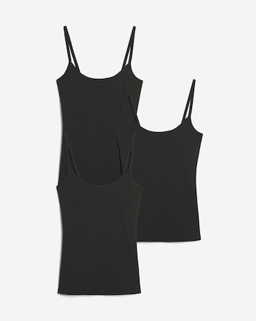 Black 3 pack Cami Vests