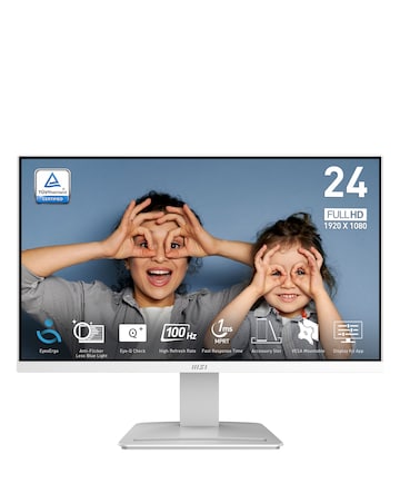MSI PRO MP2412W 23.8in FHD 100Hz IPS 1ms EyesErgo Monitor