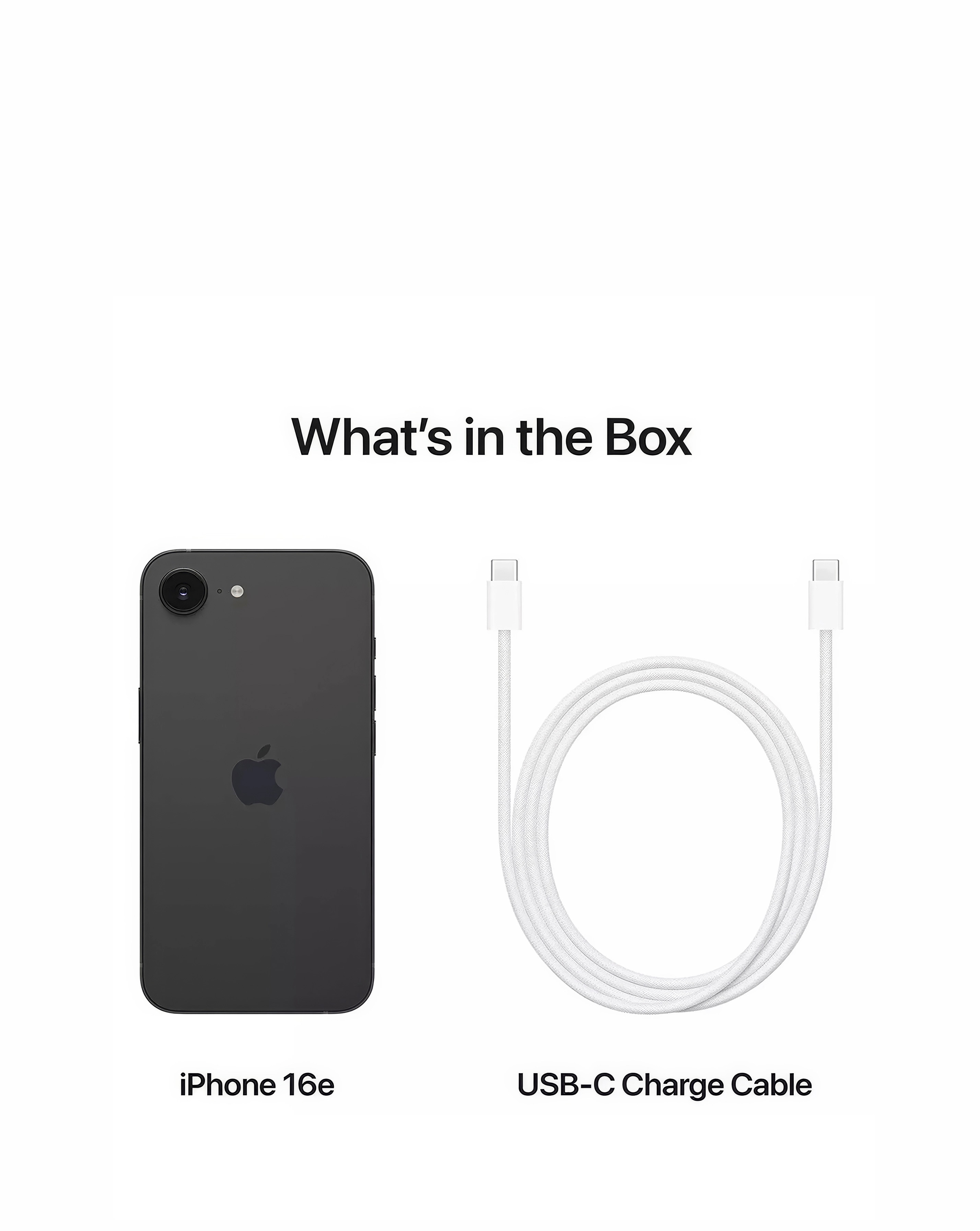 Apple iPhone 16e 128GB - Black | JD Williams
