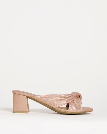 Joanna Hope Knotted Mule Sandal - Wide Fit (E)