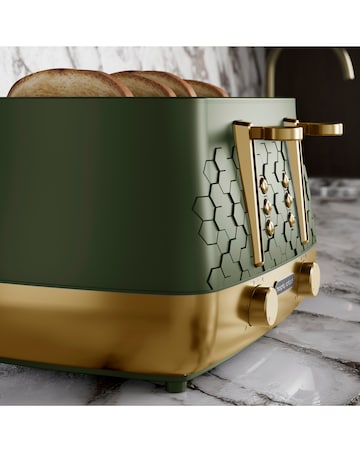 Morphy Richards Cassini 4 Slice Toaster - Olivine