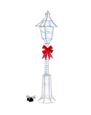 Three Kings OpaLight Christmas Lamp Post