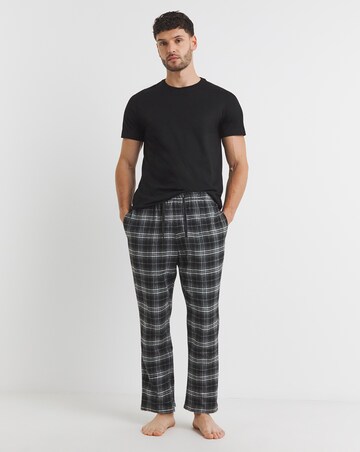 2 Pack Woven Check Pyjama Bottoms