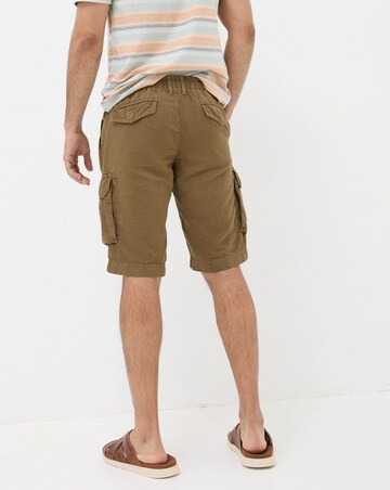 FatFace Cotton Linen Cargo Shorts