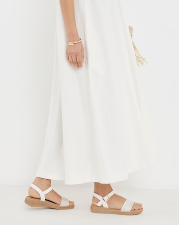 Heavenly Feet Sara Espadrille Sandals - Extra Wide Fit (EEE)