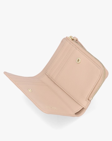 Emporio Armani Bifold Nude Tumbled Leather Zip Around Wallet