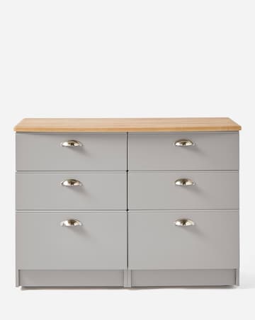 Brooke Ready Assembled 6 Drawer Chest