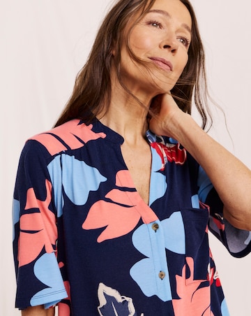 Julipa Button Down Jersey Midi Dress