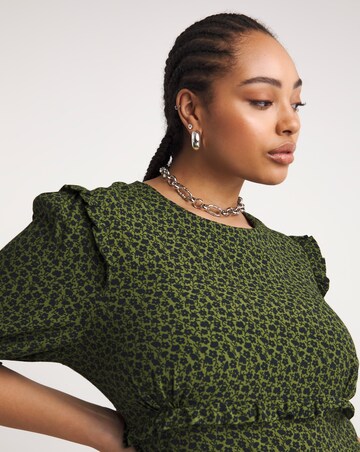 Nobody's Child Felicia Crew Neck Midi Dress