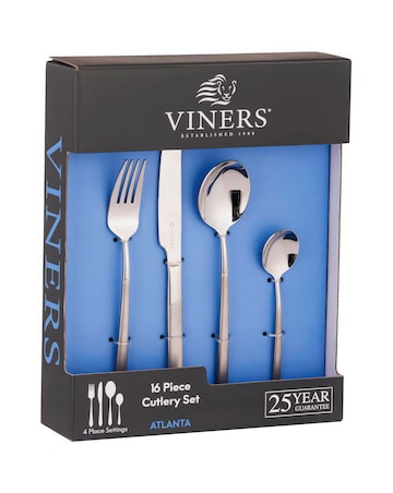 Viners Atlanta 16 Piece Cutlery Set